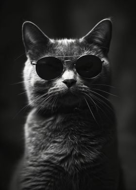 Cat With Sunglasses