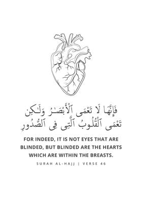 Surah AlHajj  Verse 46