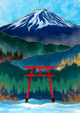 Mount Fuji Torii Mist