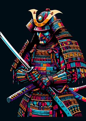 warrior samurai wpap