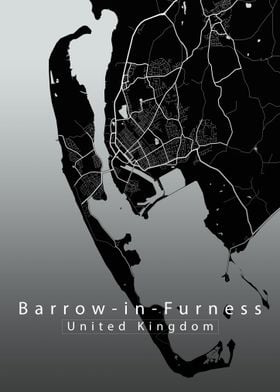 Barrow in Furness City Map