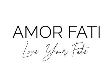 Stoic Amor Fati Phrase 