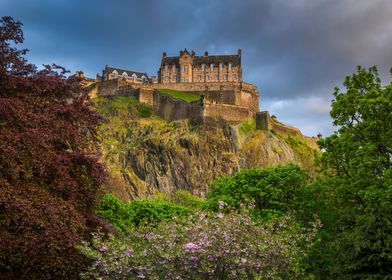 Edinburgh Castle In Spring
