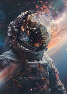Astronaut Cosmic Reflect