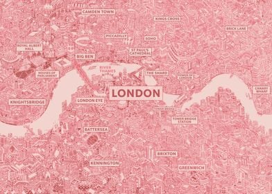 London red map UK