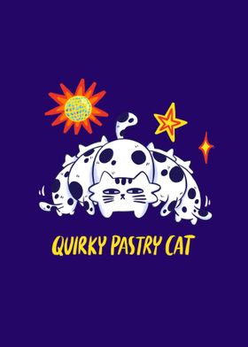 Quirky Pastry Cat