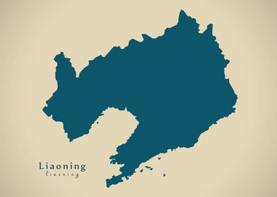Liaoning China map