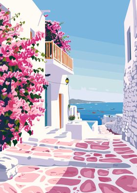 Mykonos Greece Minimalist