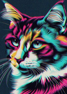 Colorful Cat