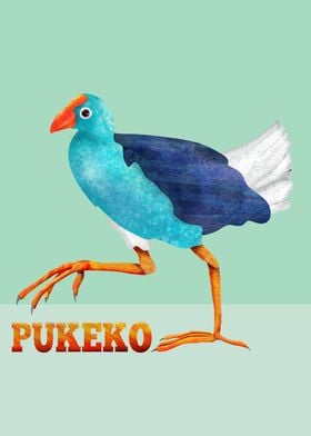 Pukeko New Zealand Bird