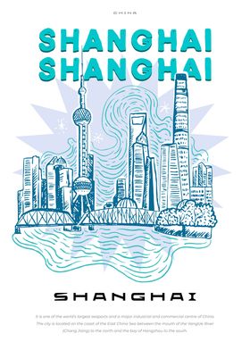 Shanghai city poster