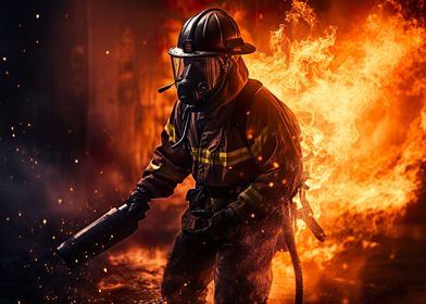 Firefighter Fire