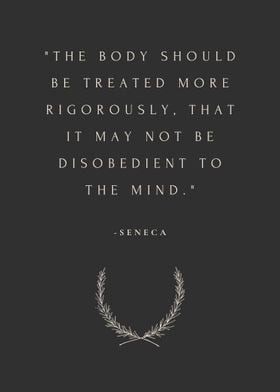Seneca Stoic Quote Art