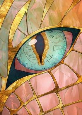 Eye Dragon Legendary Glass