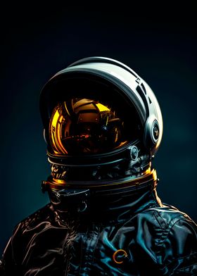 Astronaut and darkness