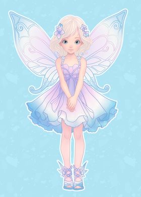 Fairy Doll 02 Pastel Blue