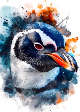 Penguin Watercolor