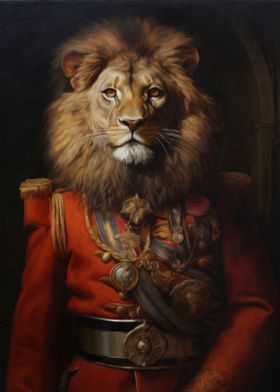Aristocratic lion