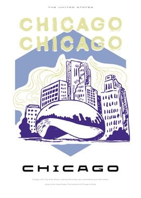 Chicago big city poster