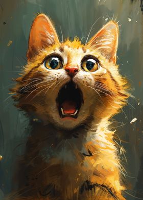 GoldenEyed Kitten Surpris