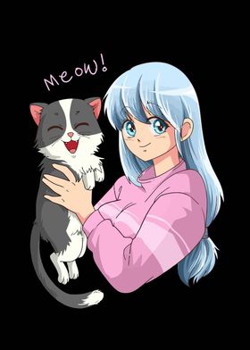 Cat Anime Cute