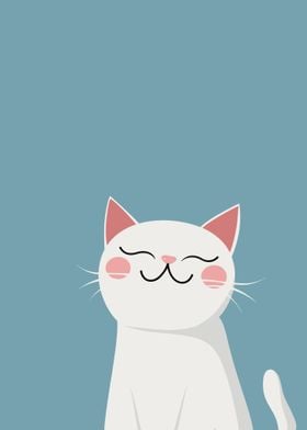 Cat Retro Minimal 