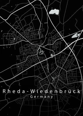 Rheda Wiedenbrueck Map