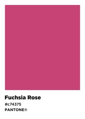  fuchsia rose pantone