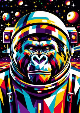 Gorilla astronaut wpap