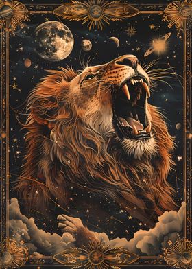 Lion Tarot Card