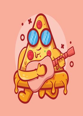 Cool Pizza Guitar 