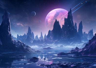 Space Paradise Landscape