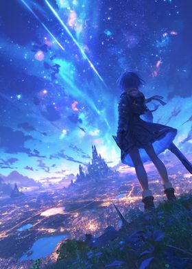 Night Sky Anime