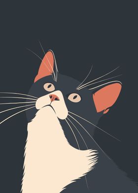 Cat Retro Minimal 