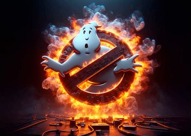 GHOSTBUSTERS FIRE LOGO