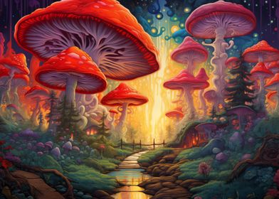 Magic Mushroom Forest