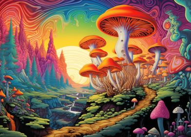 Magic Mushroom Forest