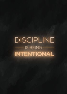 being intentional