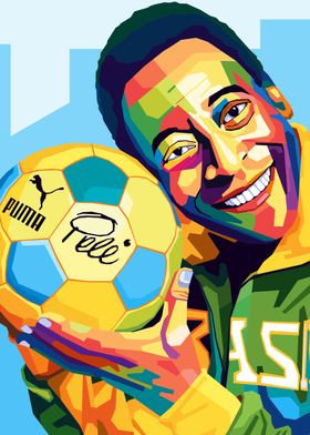 pele wpap pop art