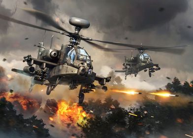 Helicopters war