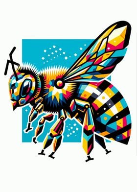 bee wpap pop art