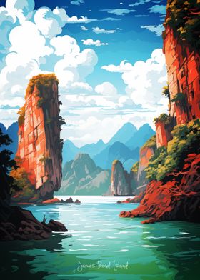 James Bond Island Art