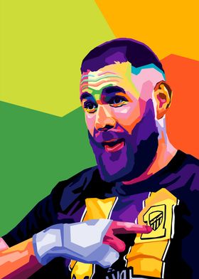 Benzema Wpap Pop Art