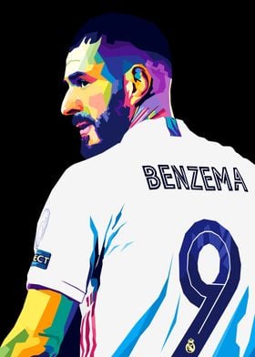 Karim Benzema Wpap Art