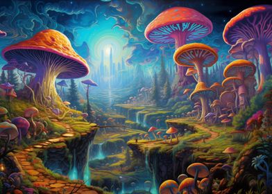 Magic Mushroom Forest