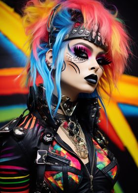 Cybergoth Babe No8