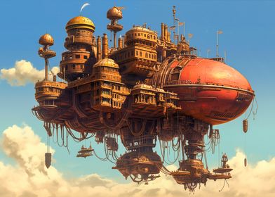 Steampunk city