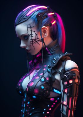 Cybergoth Babe No4