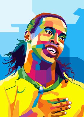 ronaldinho pop art