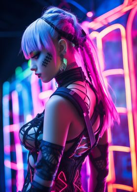 Cybergoth Babe No10